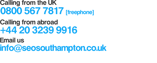 get a free search engine optimisation analysis of your website